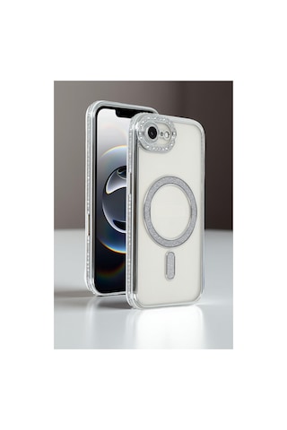 Apple iPhone Uyumlu 16e Joke Simli Magneticsafe Kılıf - Derin Mor