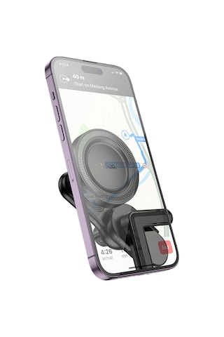 Hoco. H57 Show Araç Carplay Ekranına Sabitlenen Manyetik Telefon Tutucu - Siyah