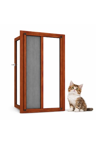 Akordiyon Pencere Kedi Sinekliği En:0-70 Cm Xboy:0-140 Cm Demir, Ahşap,pimapen,alüminyum Uyumlu Çok Renkli