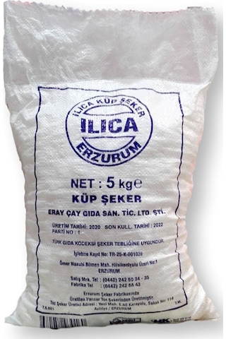 Ilıca Erzurum Erzurum Kesme Şekeri 5 KG