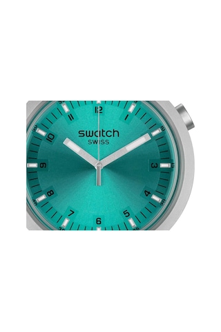Swatch Sb07s100g Big Bold Irony Aqua Shimmer Erkek Kol Saati