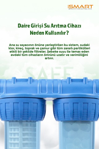 Silifoz Filtreli Kireç Önleyici 2li Daire Girişi Su Arıtma Cihazı