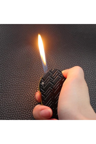 Mini Terlik Tasarımlı Alevli Çakmak Benzersiz Hediyelik Aksesua - Kırmızı