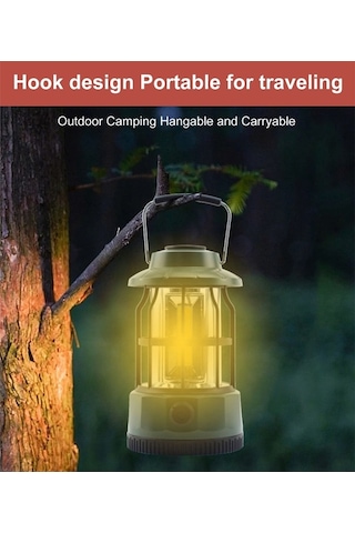 Artfulabode Yürüyüşü Yeşil Suya Retro Led Kulp Kar Kamp Kamp Kalma Işığı, Işığı İle İçin Hayatta Feneri Fener, Durum Dayanıklı Cob Çadır Balıkçılık Aydınlatması Ayarlanabilir Acil Xr Yeşil