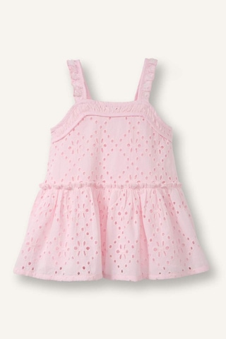 Defacto Askılı Brode Elbise Kız Bebek G9323a526hspn648 Pembe-pn648