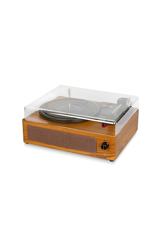 Fomix Fm-108 Pikap Plak Çalar Hoparlör Ve Bluetooth Kitli Açık Kahverengi 1 Adet