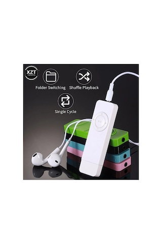 Bluetooth Lu Mp3 Player Dahili Hoparlör Kablolu Ve Kablosuz Kulaklık Ile Kullanabilme Mini Mp3 Çalar