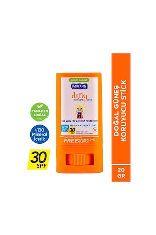 Babyton Doğal Güneş Koruyucu Stick 30 SPF 20 GR