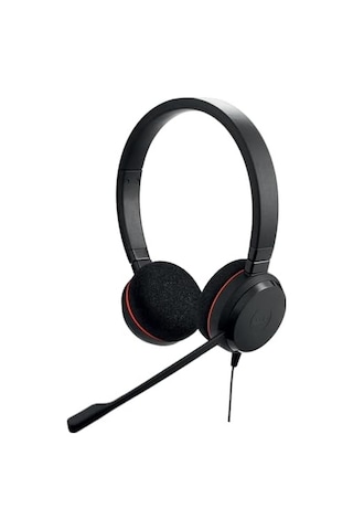 Evolve 20 Stereo Kulaklık - Pasif Gürültü Önleyici Voıp Softphone İçin Microsoft Sertifikalı Kulaklık - Usb-c/a - Siyah