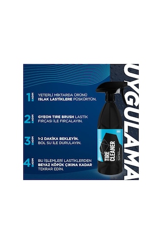 Gyeon Q²m Tire Cleaner Araç Lastik Kauçuk Güçlü Temizleyic1000 Ml