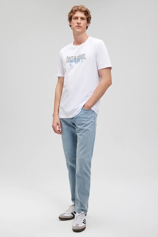 Mavi Erkek T Shirt 067114-620 Beyaz Beyaz