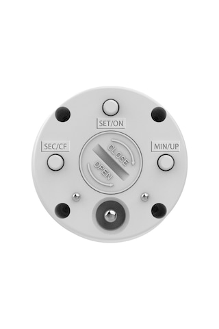 Maiyame Su Sicaklığı Ve Zamanlayıcı Cihazı -20 C/+70 C Aralığı, Su Geçirmez, Alarmlı, C/ F Dönüştürücü, 2 Adet Lr44 Pil Dahil