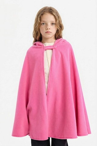 Defacto Kız Çocuk Kapüşonlu Polar Pelerin Kostüm G7013a825wnpn2 Pembe-pn2