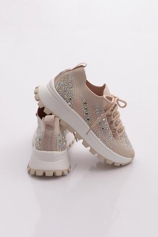 Dgn 301 Kadin Sneaker Ayakkabi Bej