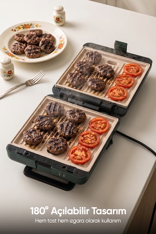 Fressi TM26 Duobello 1800 W 4 Dilim Tost Ve Izgara Makinesi