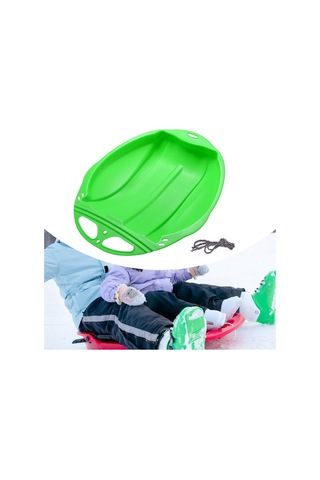 Homyl Kar Kızağı Büyük Kum Kayar Kızak Erkek Kız Çocuk Yeşil