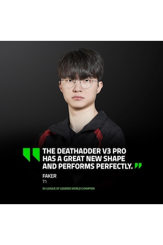 Razer Deathadder V3 Pro + Razer Hyperpolling Kablosuz Adaptör - U
