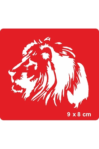 Asil Aslan Tattoo Geçici Dövme Şablonları Kına Kalıpları
