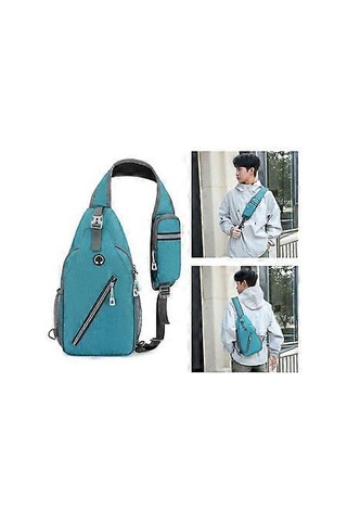 Çok İşlevli Göğüs Çantası Erkek Moda Trendi Su Geçirmez Omuz Çantaları Günlük Su Geçirmez Hafif Postacı Çantası Kırmızı Kırmızı