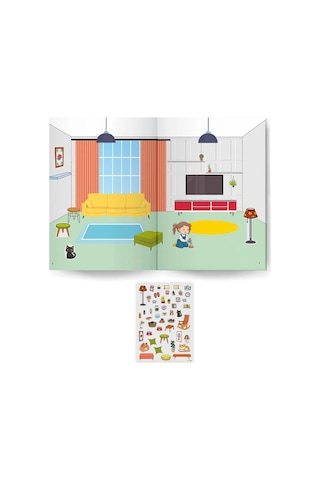 500 Sticker Kitabım Meslekler ve Evimiz İkili Eko Paket