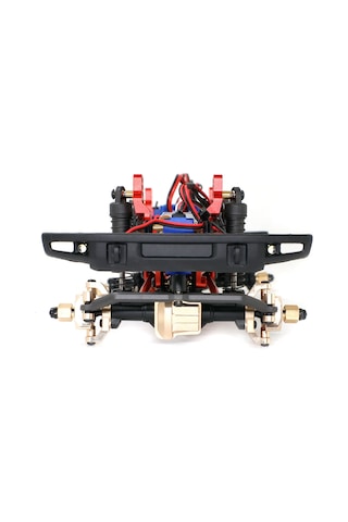 Kosona Traxxas 1/18 Trx4m Land Rover Defender Ve Ford Rampage İçin Ön Ve Arka Aks Kapağı, Pirinç Yükseltme Parçası