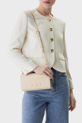 Love Moschino Logolu Çıkarılabilir Askılı Çanta Bayan Çanta Jc4170pp1olx0110 Bej