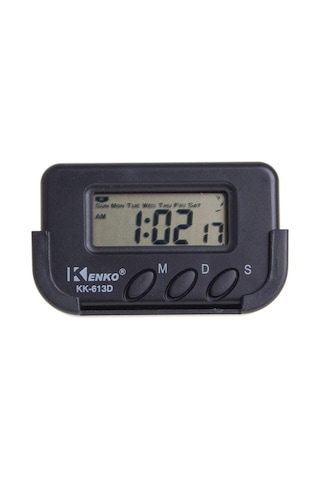 Kk-613d Dijital Küçük Masa-araba Saati-alarm-kronometre Çok Renkli