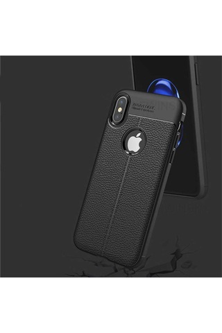 Apple Uyumlu iPhone Xs Max 6.5 Kılıf Zore Niss Silikon Kapak Kırmızı