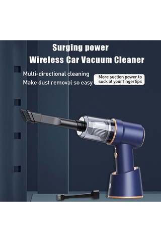 Küçük Kablosuz Şarj Araba Elektrikli Süpürge El Yüksek Güçlü Elektrikli Süpürge, Renge Göre Sırala: 117cd-siyah