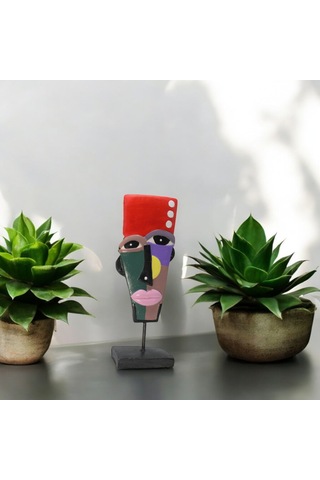 Renkli Modern Sanat Figür Obje - Dekoratif Merkez Parça