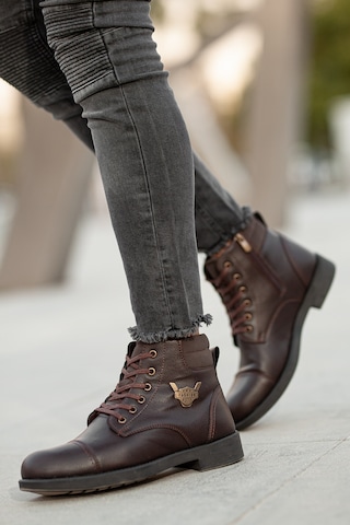 D501 Garantili Ürün Kışlık Soğuk Geçirmez Erkek Bot Kahverengi