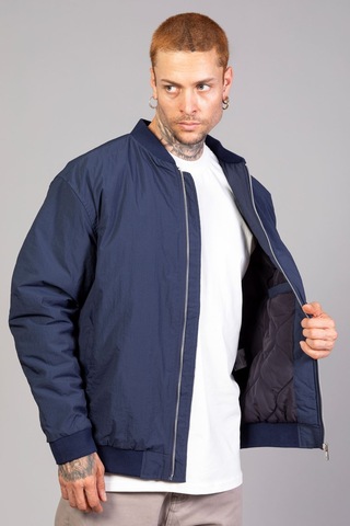 Lacivert Regular Fit /krinkıl Kumaş İçi Kapitone Pilot Erkek ... Lacivert