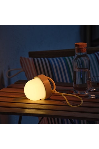 Ikea Solvinden Serisi, Led'li Güneş Enerjili Aydınlatma, 10 Cm, Bej