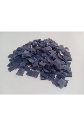 Mor Kare Vitray Cam Mozaik Taşı - Sanatsal Mozaik İçin Yaklaşık 10 X 10 Mm