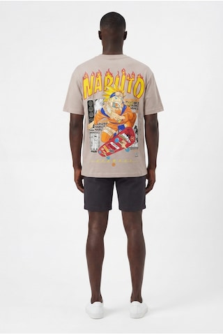 Blow Up Future Gen Naruto Oversize Erkek T-shirt 141414 Krem