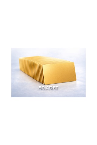 Rfgate Nfc Kart Dijital Kartvizit Ntag215 Gold - 50 Adet