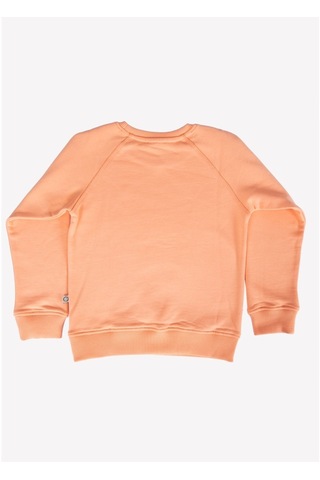 Kız Çocuk Turuncu Organik Sweatshirt Turuncu