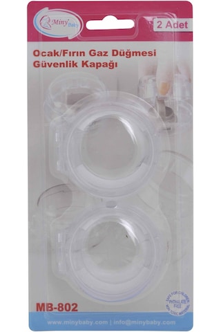 Miny Baby Ocak-Gaz Düğmesi Kapağı - 2 Adet Çok Renkli