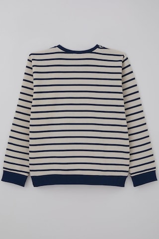 Breeze Erkek Çocuk Sweatshirt Arma Detaylı 4-10 Yaş, Ekru