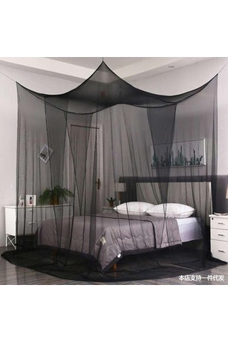 Pazly Pratik 1.8m Yatak Sineklik - 4 Kapılı Ağ, Dayanıklı, Kullanışlı, Öğrenci Yurdu İçin