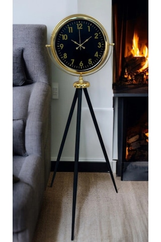 Gold Standart Tripod Ayaklı Saat Çok Renkli