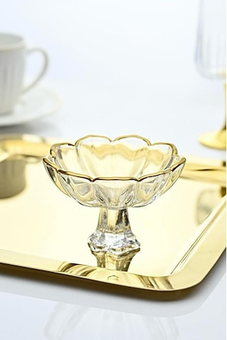 Ayaklı Lotus Sunumluk 6 Lı Gold