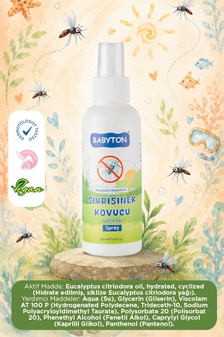 Sivrisinek Kovucu Losyon Sprey 50 Ml