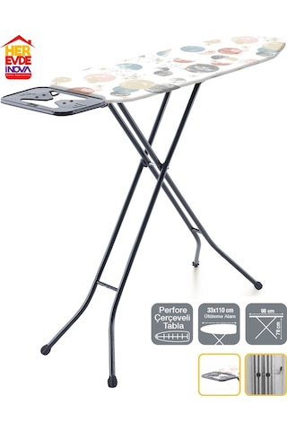 Herevdeinova Ütü Masası Shark İm-1200 Gri