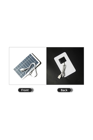 Lemestar 5v 2w/5w Usb Çıkışlı Taşınabilir Güneş Paneli - Monokristal Silisyum, Ip65 Su Geçirmez, Kamp Ve Dış Mekan Mobil Şarj