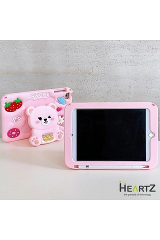 Sweet Astronot Tablet Kılıfı Standlı Askılı Kalın Silikon Yapı Yü