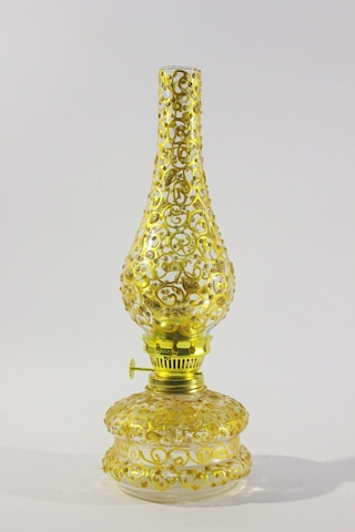 Gazlambası(14 No)Elişi Vitray Desenli Altın