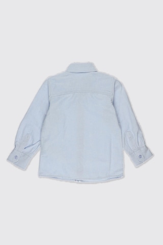 Panço Erkek Çocuk Basic Mavi Oxford Gömlek