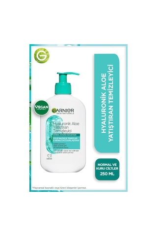 Garnier Hyaluronik Aloe Nemlendiren ve Yatıştıran Temizleyici 250 ML
