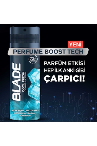Blade Cool Fresh Erkek Sprey Deodorant 6 x 150 ML